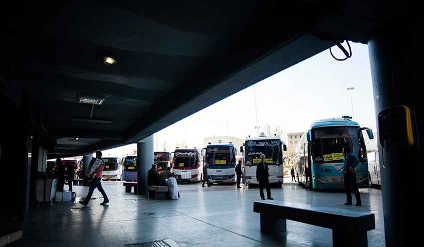 Terminales de autobús en Irán